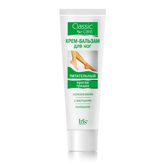 Kāju krēms-balzams barojošs pret plaisām, 100 ml – Iris Cosmetic