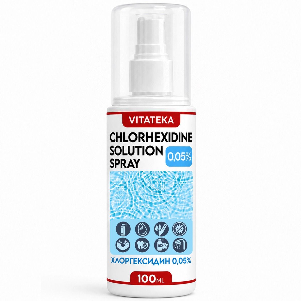 "VITATEKA" Kloorheksidiini lahus 0,05% Pihusti, 100 ml