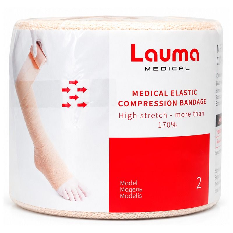 "LAUMA" Meditsiiniline elastne kompressioonside, mudel 2, suurus 3,5 m х 10 sm