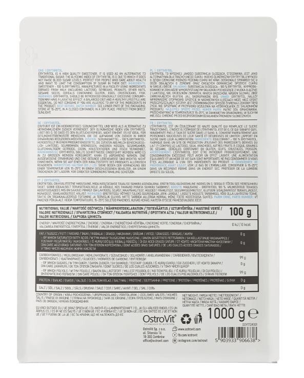 "OSTROVIT" Erütritool naturaalne 1 kg
