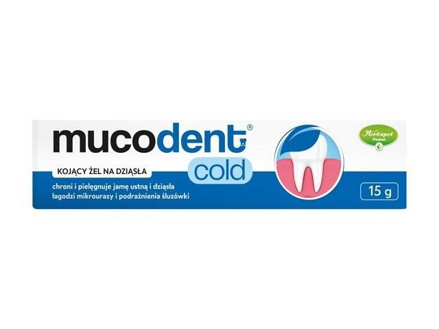 "HERBAPOL POZNAN" MUCODENT Cold geel, 15 g
