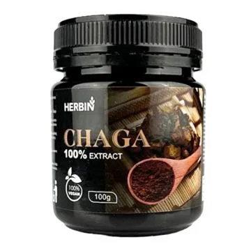 "HERBIN" Toidulisand 100% CHAGA EXTRACT (pulber), 100g