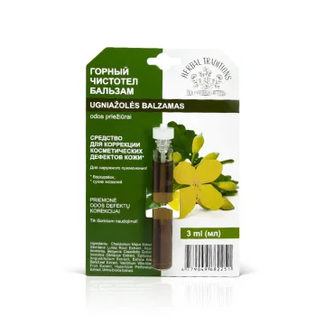 "HERBAL TRADITIONS" Kosmeetiline palsam Mägine Vereurmarohi 3 ml