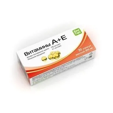 A+E-VITAMIINID KAPSLID 300MG N20 - REALCAPS