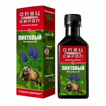 Сироп с пихтой и витамином C, 250 мл - DR.SHUSTER