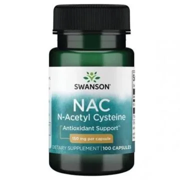 "SWANSON" NAC N-Acetil Cysteine150 mg kapslid, N100