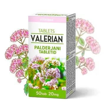 "VITATEKA" VALERIAN 20 mg tabletid N50