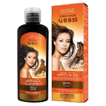 "HORSE LINE" Sulseno 2% kõõmavastane šampoon rasustele juustele , 200 ml
