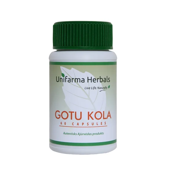 UNIFARMA HERBALS AASIA VESINABA KAPSLID N60 