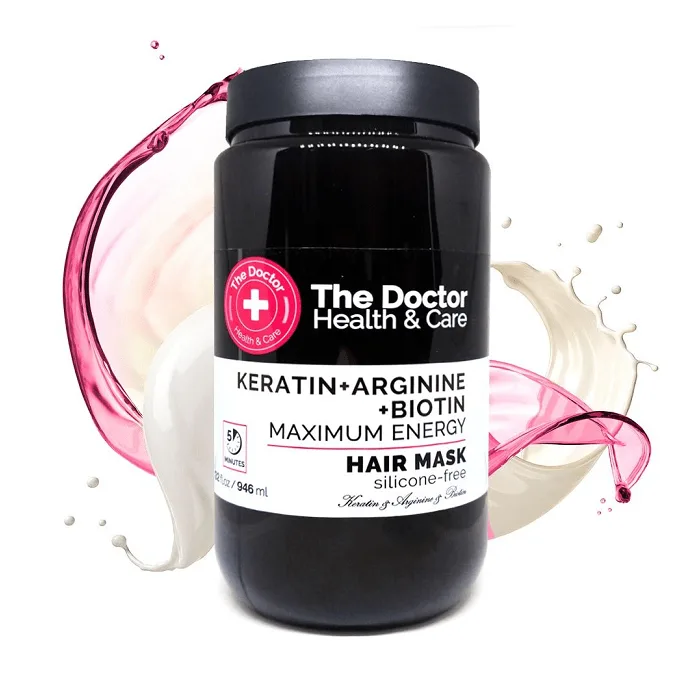 "THE DOCTOR" Juuksemask Keratiin, arginiin ja biotiin 946 ml