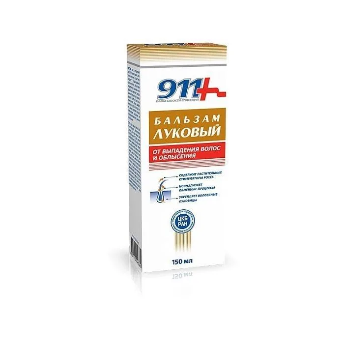 911 palsam sibula juustele väljalangemise ja kiilaspäisuse vastu 150ml