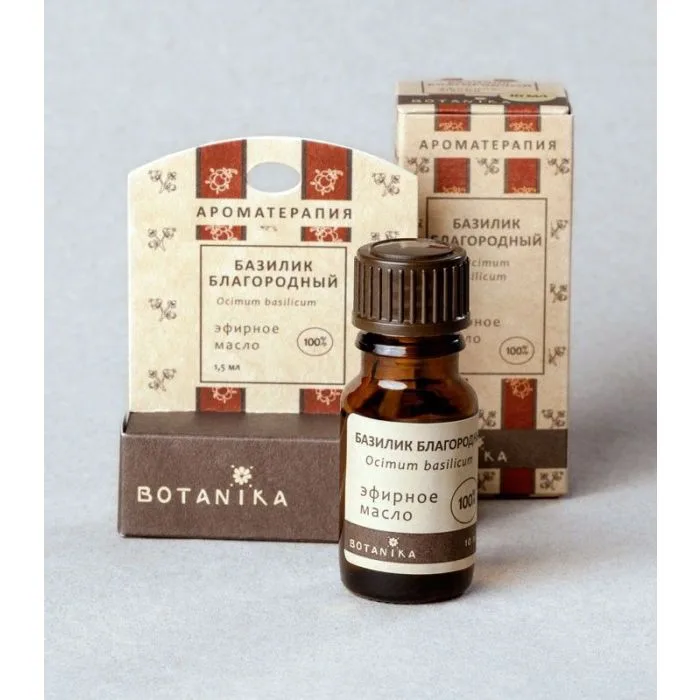 Basiiliku eeterlik õli 10 ml - Botanika (maslo s bazilikom) (масло с базиликом)