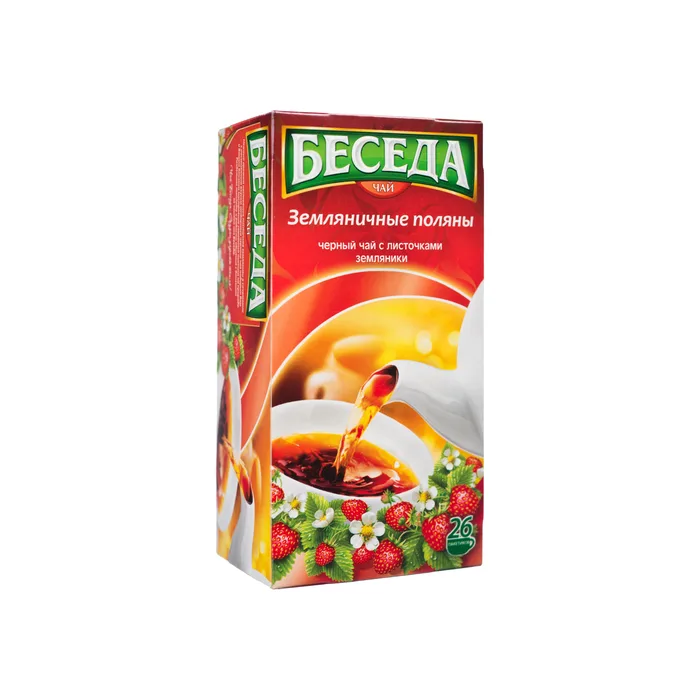 Beseda must baikhovid tee maasikas  säilmed  26p/1,5g ( zemljanika )( земляника )