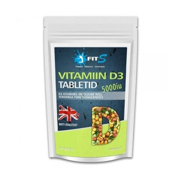 FITS  Vitamiin D3 5000ui  №60 