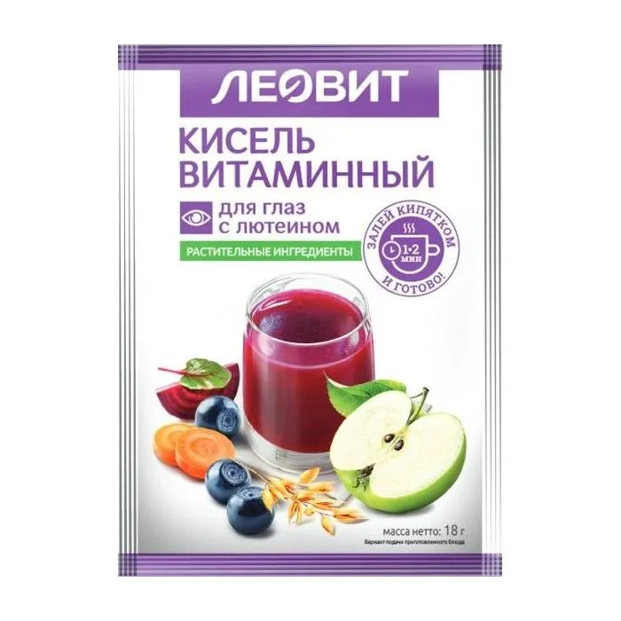 VITAMIINIDE JA LUTEIINIGA  KISSELL SILMADELE 18G LEOVIT
