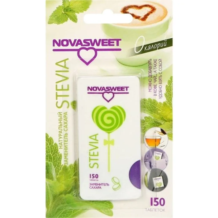 NOVASWEET STEVIA SUHKRUASENDAJA TABLETID N150 9G