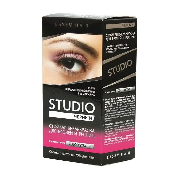 Ripsme ja kulmuvärv Studio must 30/20 ml