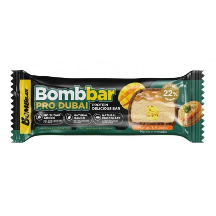 "BOMBBAR" Bombbar PRO DUBAI mango & kunafa 45 g