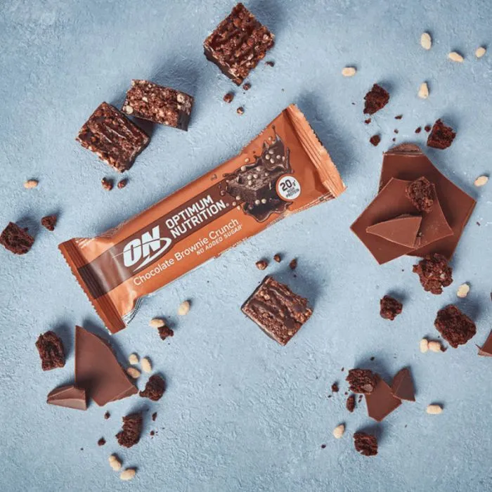 "OPTIMUM NUTRITION" Krõbe proteiinibatoon, šokolaadibrownie maitsega, 65 g