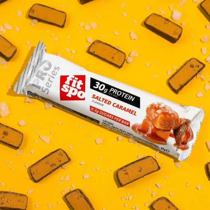 "FITSPO" PROSERIES Protein bar SALTED CARAMEL 85 g
