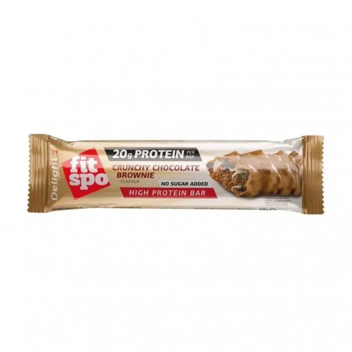 "FITSPO" DELIGHT Protein bar CRUNCHY CHOCOLATE BROWNIE 60 g 