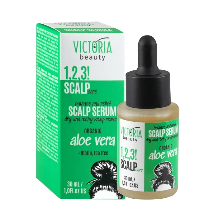 "VICTORIA BEAUTY" 1,2,3 Aloe vera seerum kuivale peanahale, 30 ml