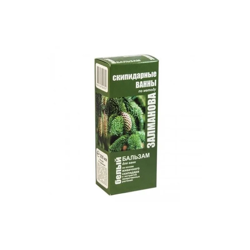 ZALMANOVI VALGE PALSAM TERPENTIINIVANNID 250ML - MEDIKOMED