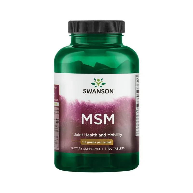 MSM (METÜÜLSULFONÜÜLMETAAN) TABLETID N120 - SWANSON 