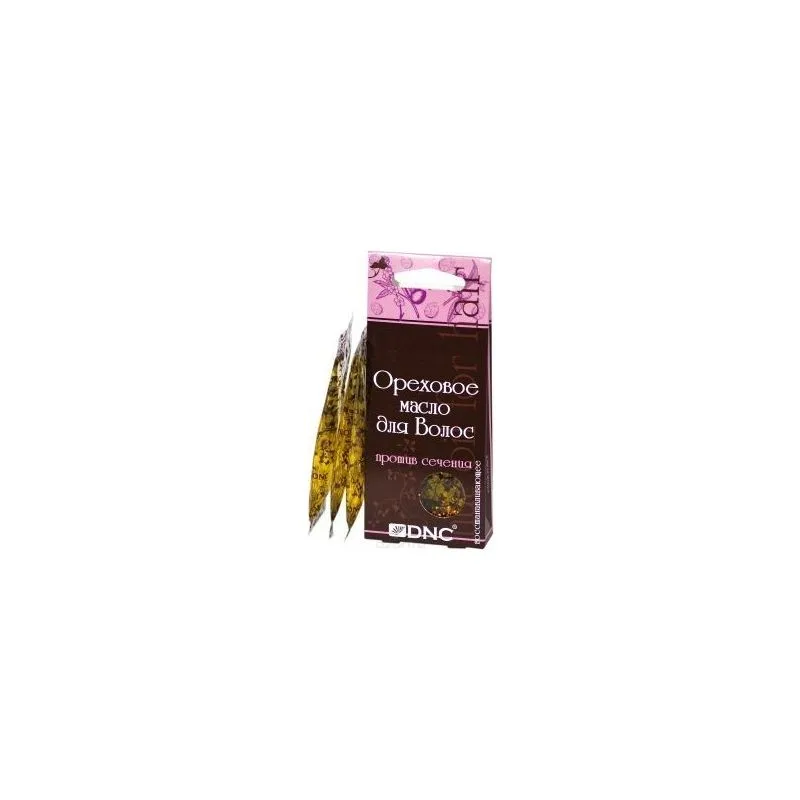 Taastav pähkliõli katkevatele juustele 3x15 ml - DNC