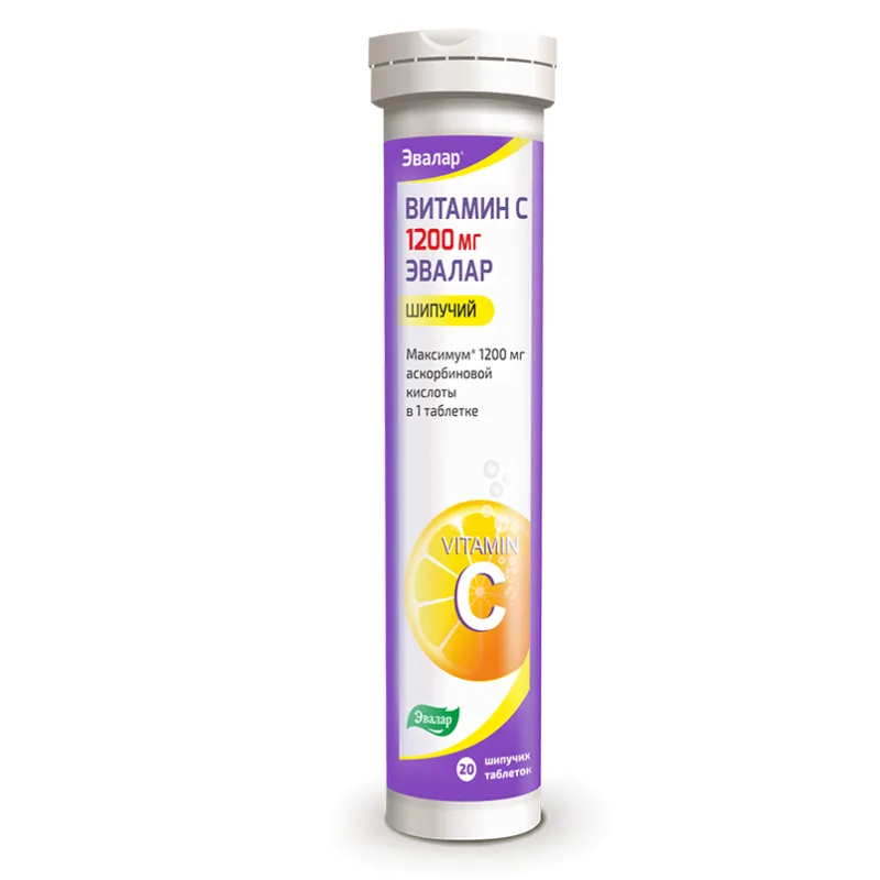 VITAMIIN С 1200, kihisevad tabletid №10   3,8 g  tuub