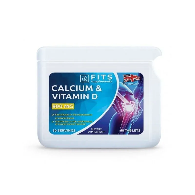 FITS  Kaltsium 800mg + D vitamiin 200iu tabl.60tk