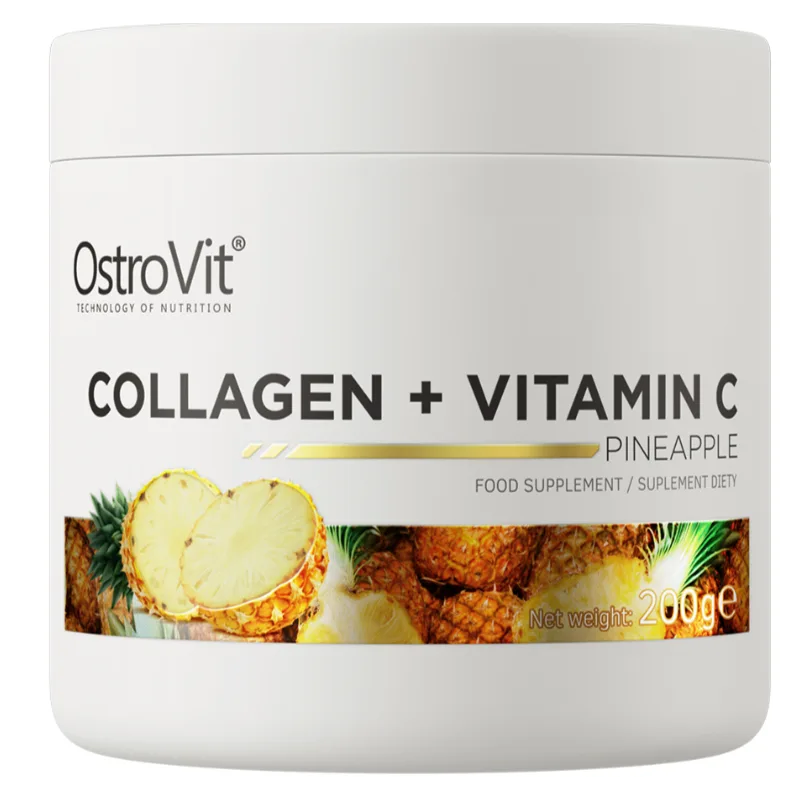 Kollageen + Vitamiin C (veisekollageen), Ananass "OstroVit", 200 g