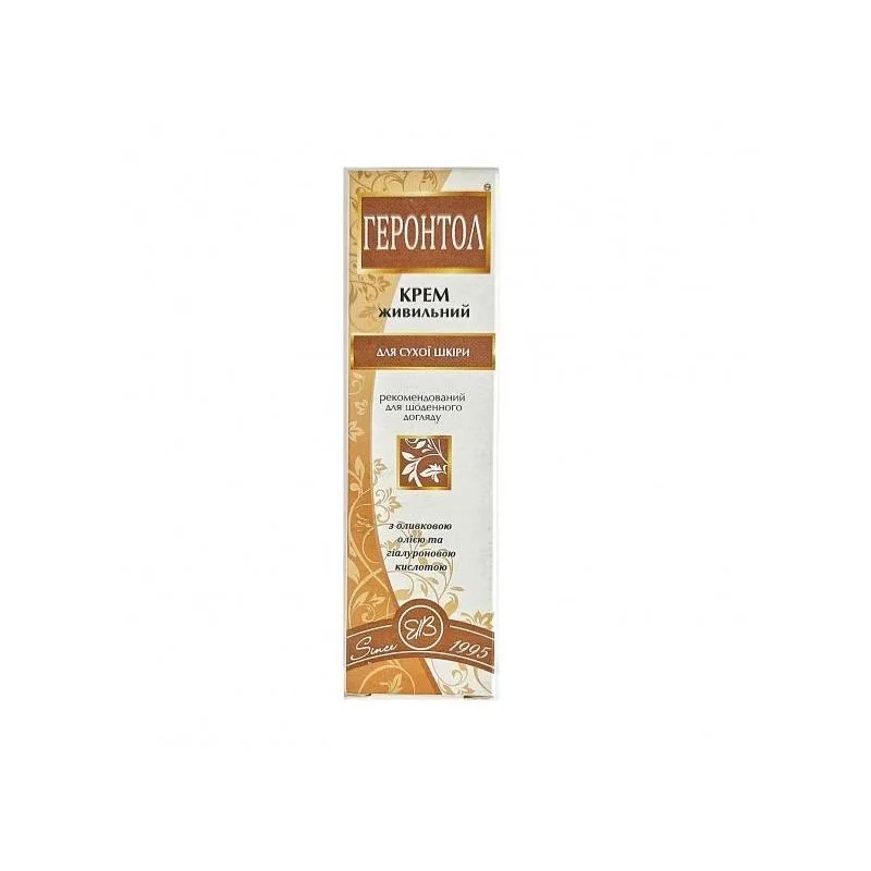 питательный крем для лица "Геронтол ", 40 г-HealerCosmetics