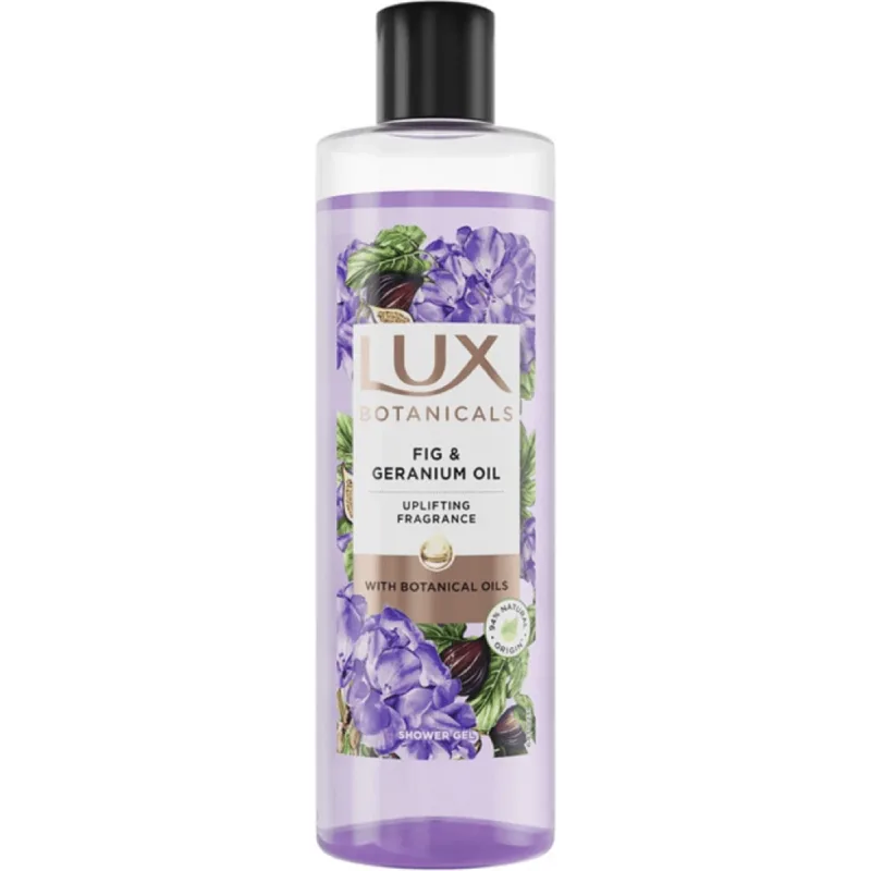 Гель для душа с инжиром и маслом герани 480 мл - Lux Botanicals