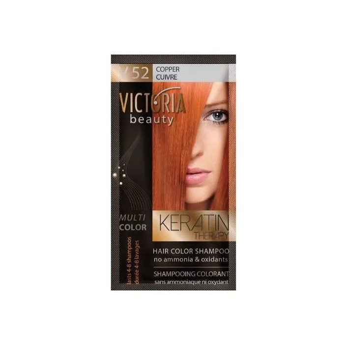 Plaukų dažymo šampūnas „Medus“ 40 ml – Victoria Beauty
