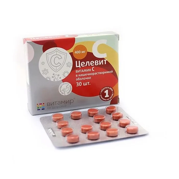 Vitamino C enterinės tabletės "Celevit" N30 - Vitamir