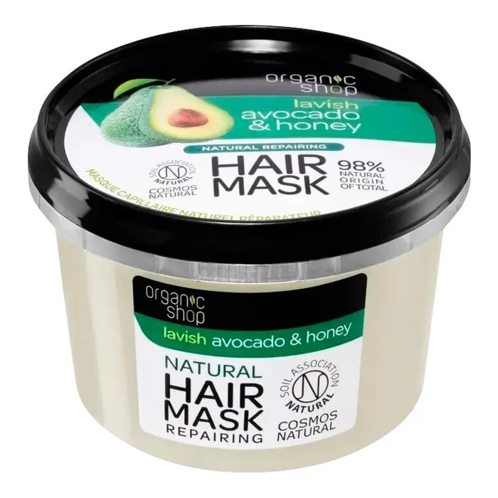 "Organic Shop" Avokado ir Medus plaukų kaukė 250 ml - Natura Siberica