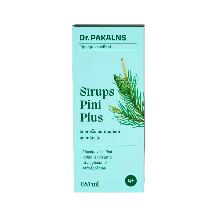 Pini Plus sirupas, 120 ml - Dr. Pakalns