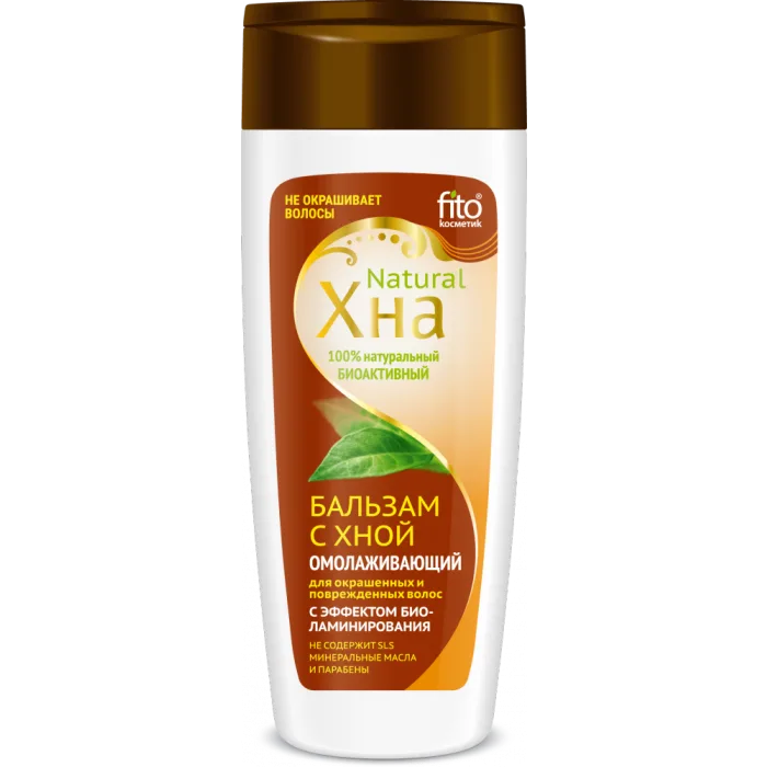 Jauninamasis chna balzamas dažytiems ir pažeistiems plaukams 270ml - Fitokosmetika