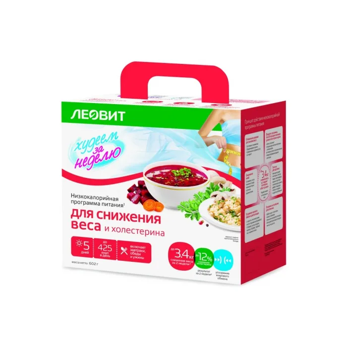 BioSlim kaalu ja kolesterooli alandav toit 602 g - Leovit