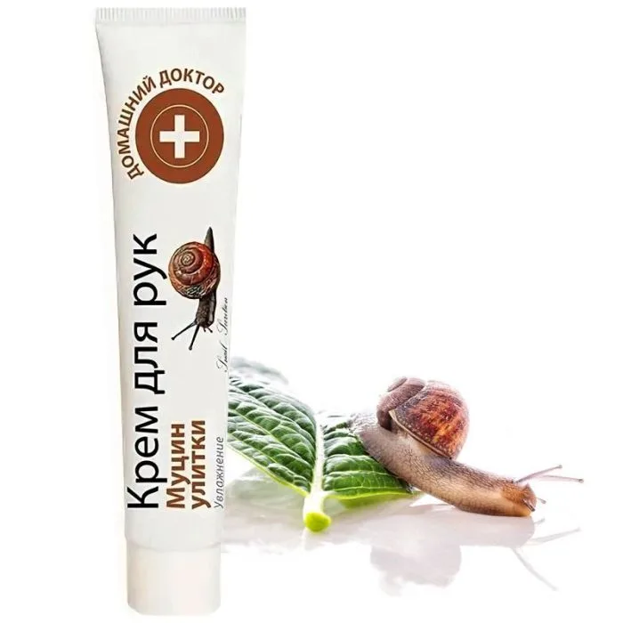 Rankų kremas "Sraigių mucinas", 42ml - Namų gydytoja