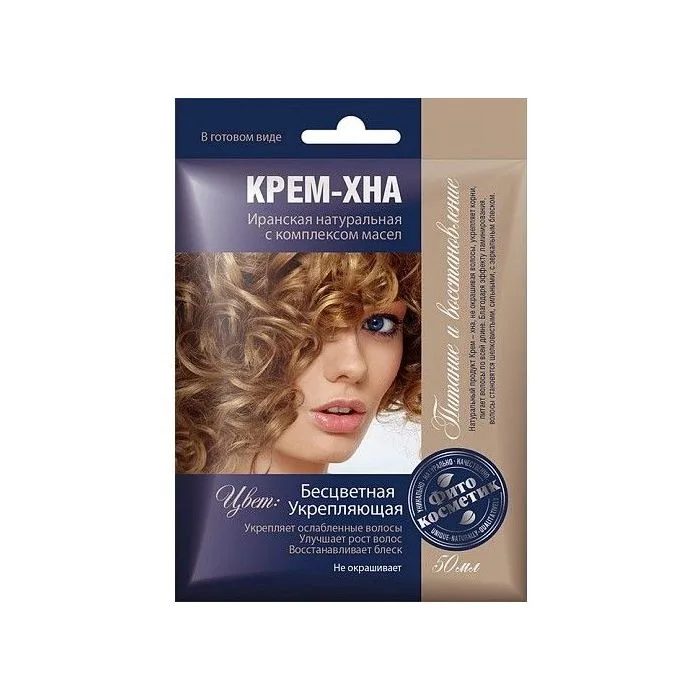Hennakreem tugevdav 50 ml Värvitu (Fitokosmetik)