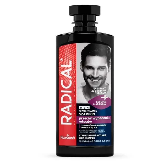 "RADICAL" Meeste juuste väljalangemise vastane tugevdav šampoon 400 ml