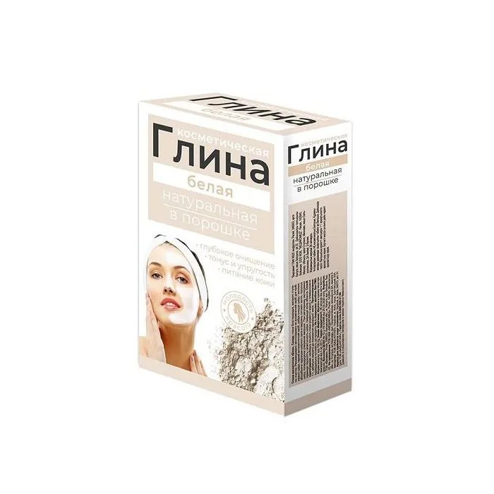 Natūralios balto molio pudra probleminei odai 100g - Medicomed