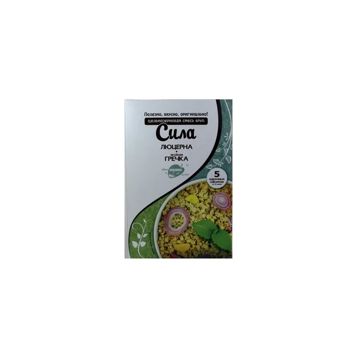 ROHELISE TATRA JA LUTSERN TERAVILJASEGU “ TUGEVUS “ 350 GR. / 5 TK.