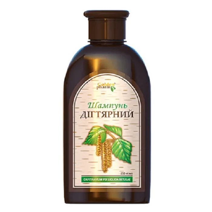 "GOLDEN PHARM" Šampoon kasetõrvaga  250 ml