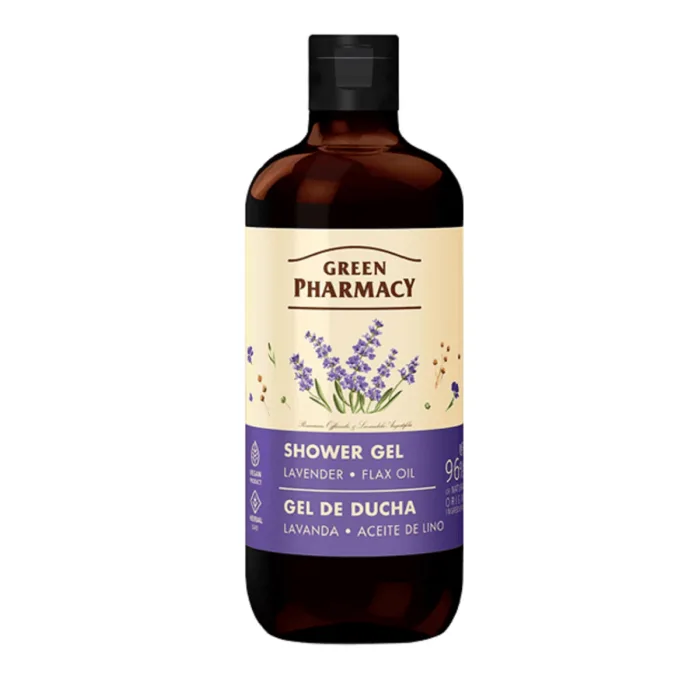 "GREEN PHARMACY" Dušigeel lavendli ja linaseemneõliga, 500 ml