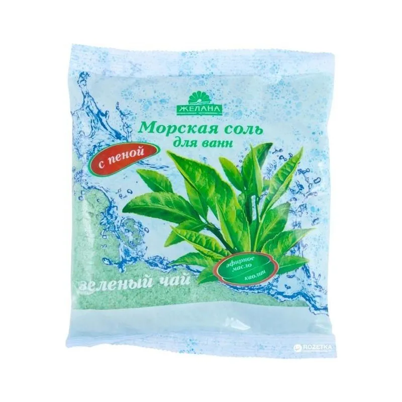 Sool vahu ja kaoliiniga "Roheline tee" 500 g - Zelanna