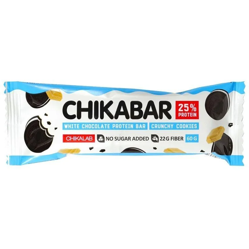 CHIKABAR Chocolate Proteiinibatoon Krõbedad küpsised 60 gr