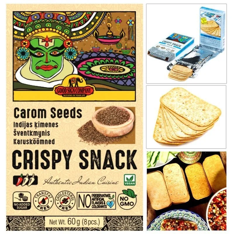 CRISPY SNACK Carom 60g 